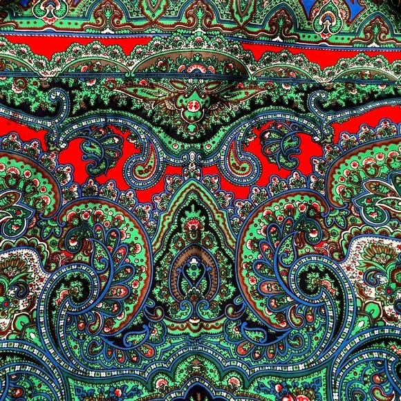 โค๏ธ Italian Paisley Scarf โ The Rack Collection - Picture 1 of 16